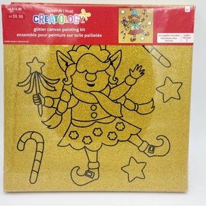 christmas glitter canvas painting kit